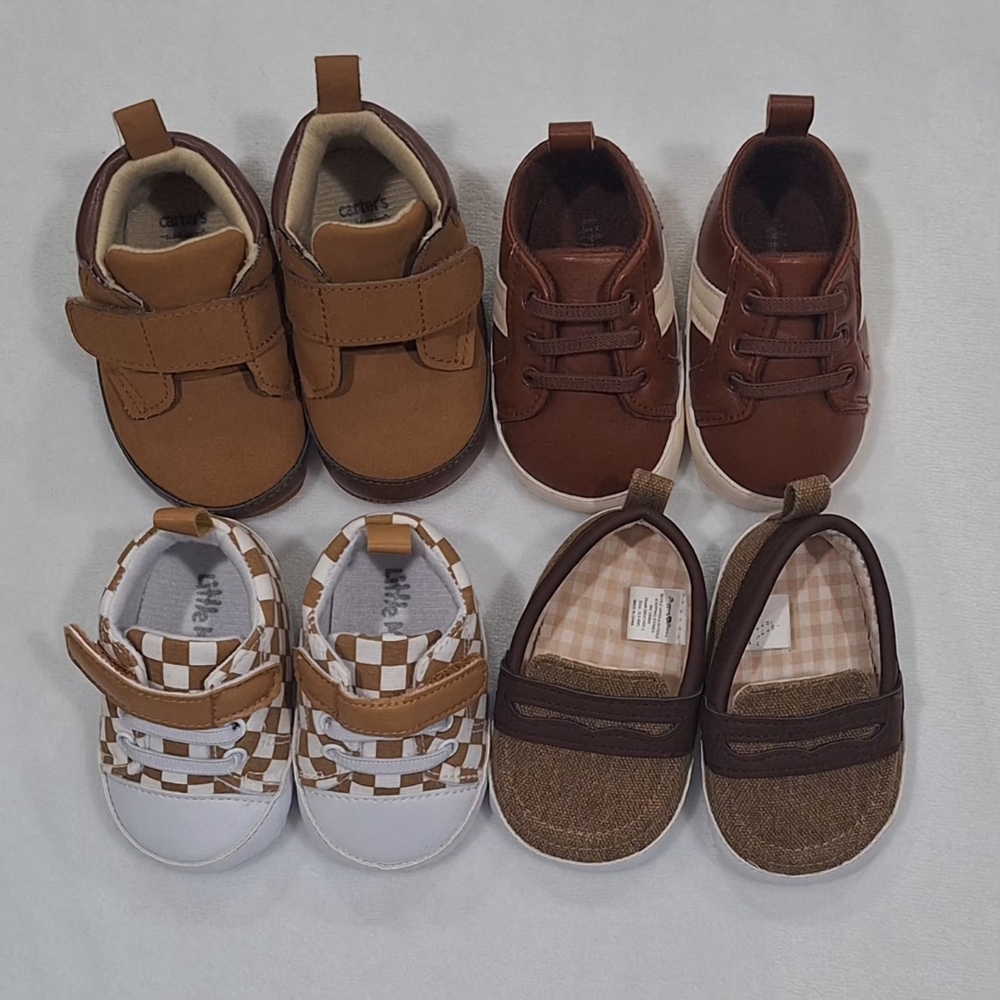 Baby boy crib shoes ♡